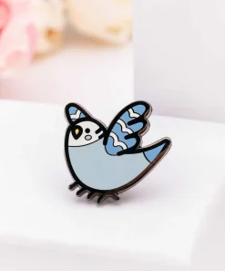Pins, Patches & Keychains^JinSheu Bo The Parakeet Pin