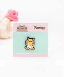 Pins, Patches & Keychains^JinSheu Cheek The Hamster Pin