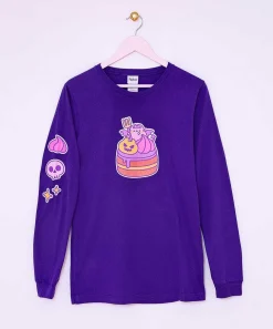 Guys & Unisex^ACDC Devil'S Food Cake Pusheen Long-Sleeve Unisex Tee