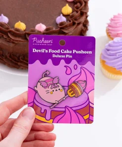 Pins, Patches & Keychains^JinSheu Devil'S Food Cake Pusheen Deluxe Pin