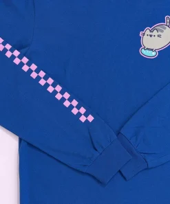 Tees & Tanks^ACDC Gaming Pusheen Long Sleeve Print Tee