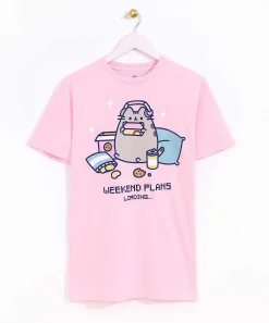 Guys & Unisex^Ripple Junction Gaming Pusheen Weekend Plans Unisex Tee