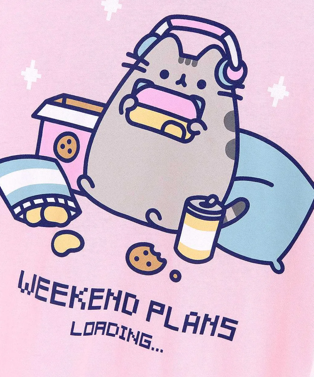 Guys & Unisex^Ripple Junction Gaming Pusheen Weekend Plans Unisex Tee