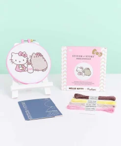 Crafts & Games^Stitch & Story Hello Kitty® X Pusheen® Cross-Stitch Kit