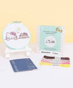 Crafts & Games^Stitch & Story Hello Kitty® X Pusheen® Cross-Stitch Kit