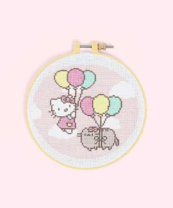 Crafts & Games^Stitch & Story Hello Kitty® X Pusheen® Cross-Stitch Kit