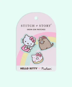 Crafts & Games^Stitch & Story Hello Kitty® X Pusheen® Patch Set