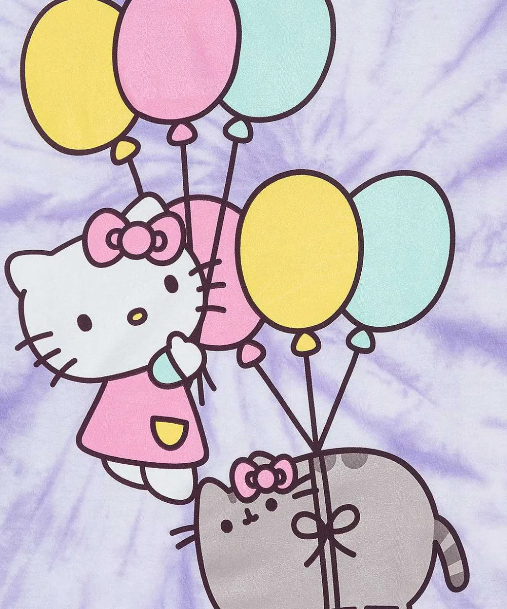 Tees & Tanks^Hybrid Hello Kitty® X Pusheen® Purple Unisex Tee