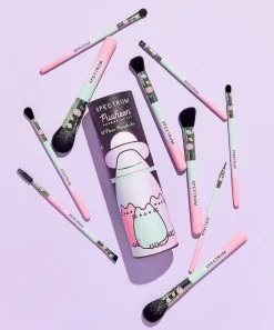 Bed & Bath^Spectrum Pastel Pusheen 10-Piece Makeup Brush Set