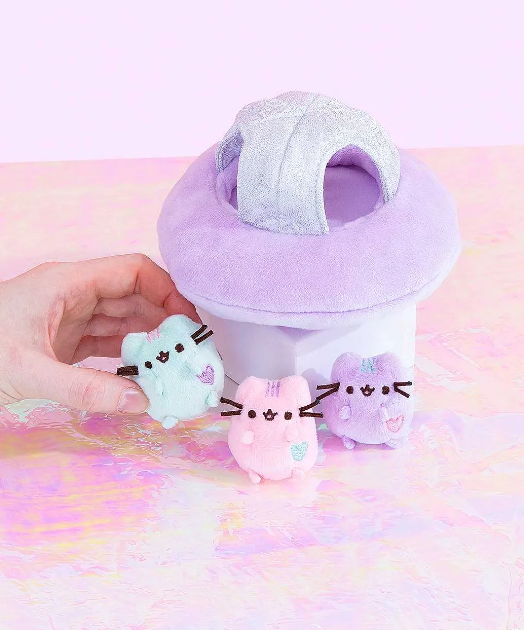 Plush & Squisheens^GUND Pastel Pusheen Ufo Collector Set