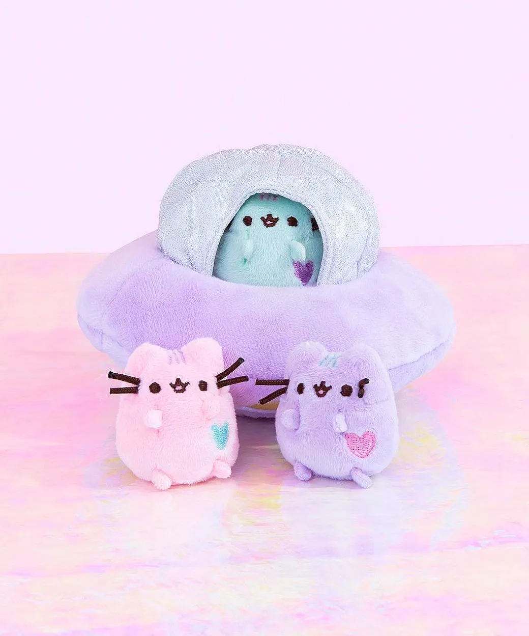 Plush & Squisheens^GUND Pastel Pusheen Ufo Collector Set