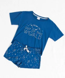 The Celestial Collection^ACDC Pusheen Celestial Ladies Pajama Set