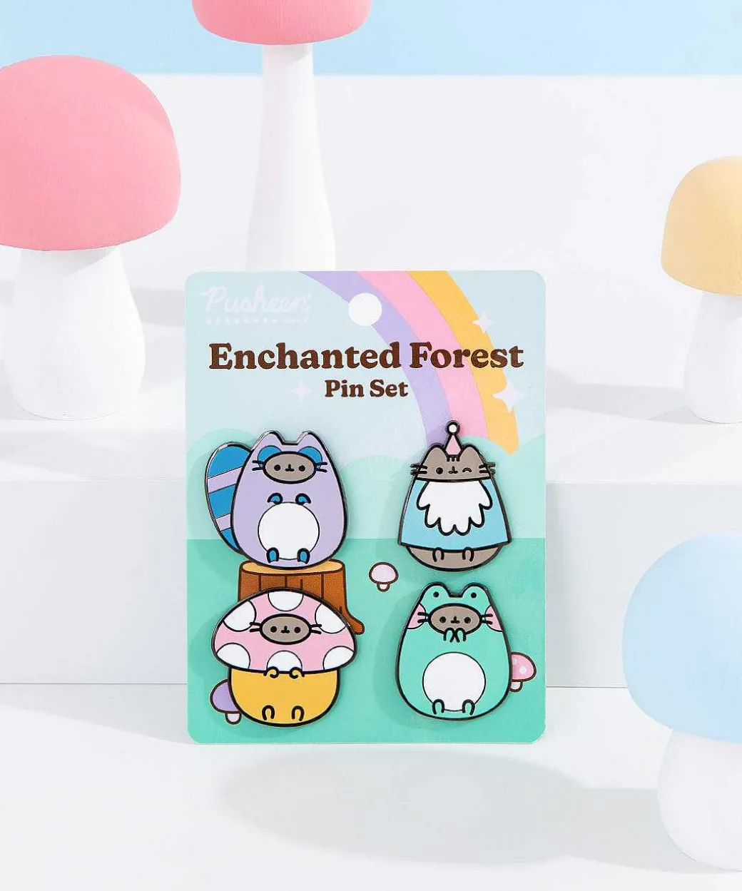 Pins, Patches & Keychains^JinSheu Pusheen Enchanted Forest Pin Set