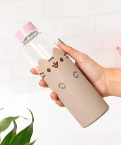 Kitchen & Pet^Grupo Erik Pusheen Glass Water Bottle