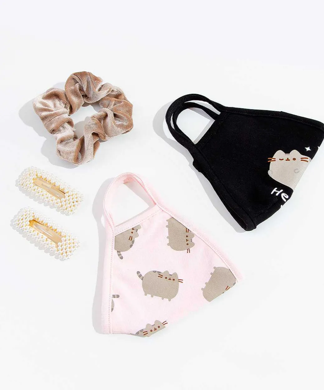 Masks & Hats^ACDC Pusheen Patterned Face Mask