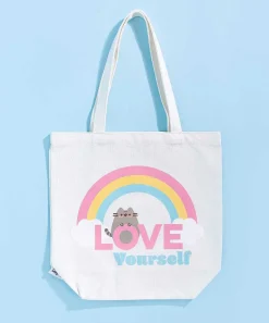 Office & Tech^Blueprint Pusheen Rainbow Tote Bag