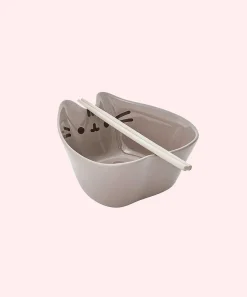 Kitchen & Pet^Enesco: ONIM Pusheen Ramen Bowl & Chopstick Set