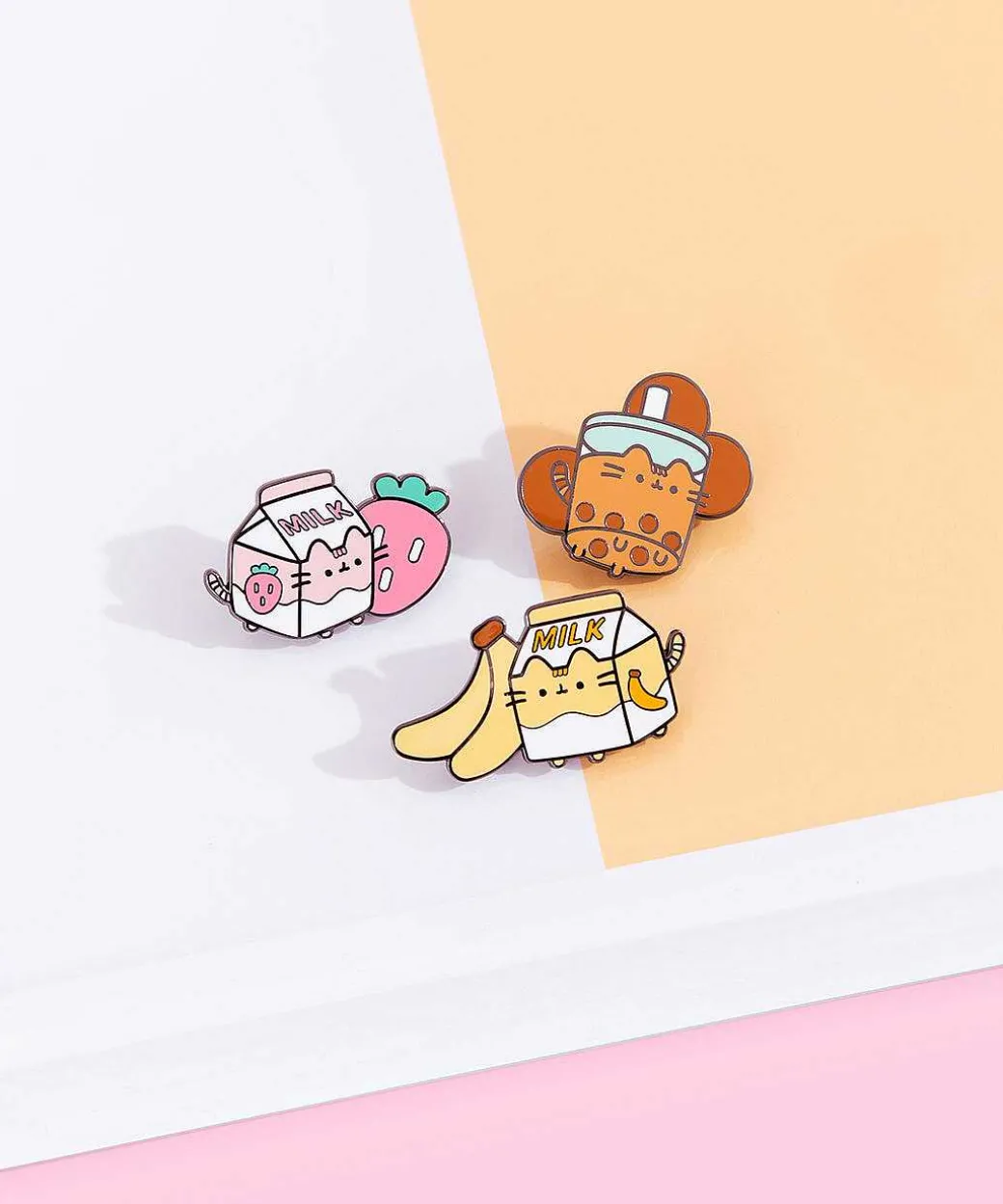 Pins, Patches & Keychains^JinSheu Pusheen Sips Pin Set