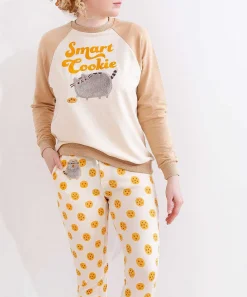 Guys & Unisex^ACDC Pusheen Smart Cookie Pajama Set
