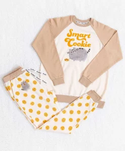 Guys & Unisex^ACDC Pusheen Smart Cookie Pajama Set
