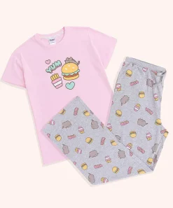 Guys & Unisex^ACDC Pusheen Snack Time Pajama Set