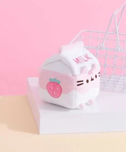 Plush & Squisheens^GUND Pusheen Strawberry Milk Sips Plush