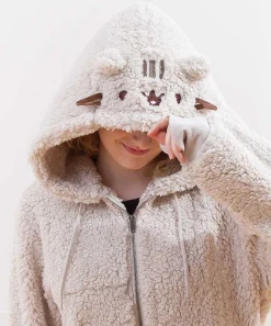 Guys & Unisex^ACDC Pusheen Unisex Character Hoodie