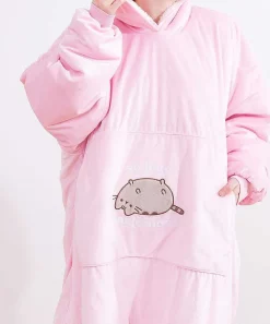 Guys & Unisex^ACDC Pusheen Wearable Blanket Hoodie