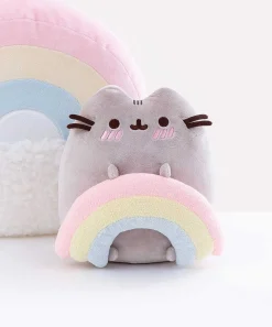 Plush & Squisheens^GUND Pusheen With Rainbow Plush