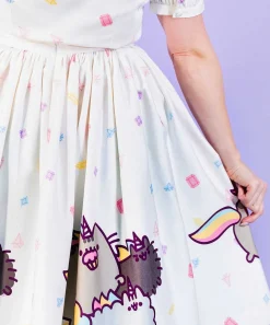 Ladies^Sarsparilly Pusheenicorn Magical Jewel Skirt