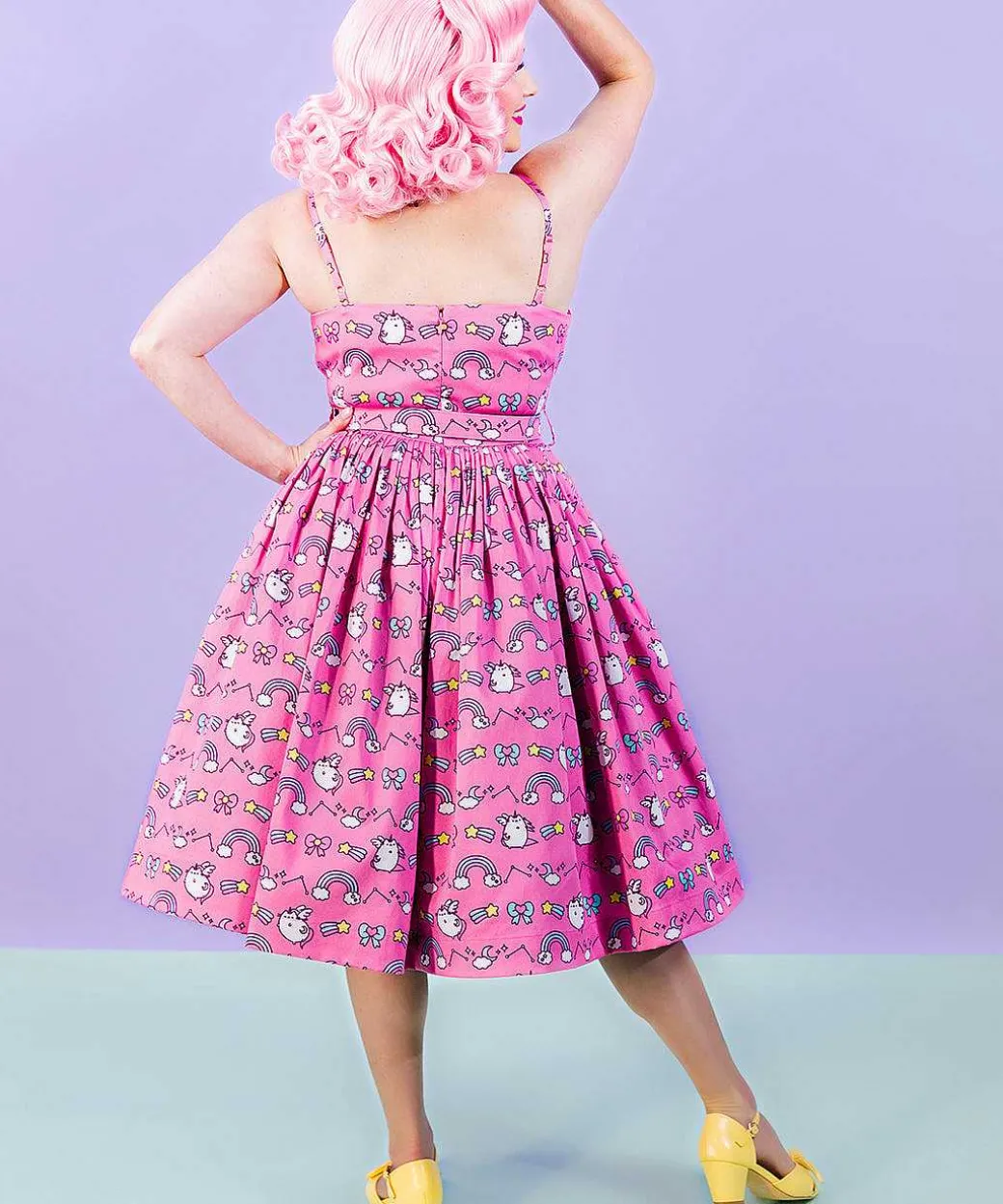 Ladies^Sarsparilly Super Pusheenicorn Dreamer Dress
