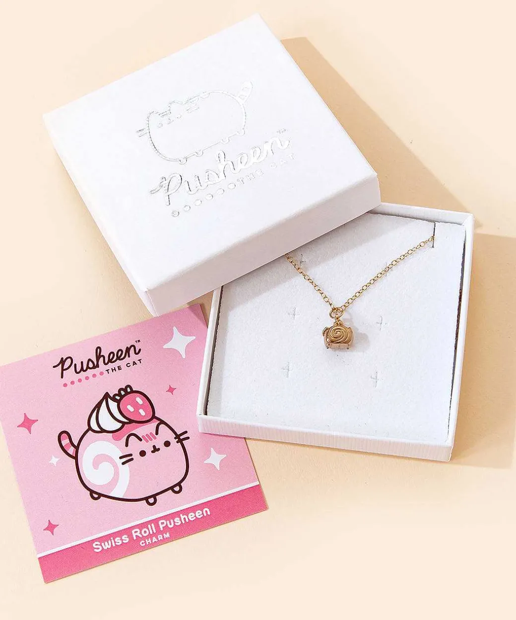 Jewelry^Licensed to Charm Swiss Roll Pusheen Charm Necklace