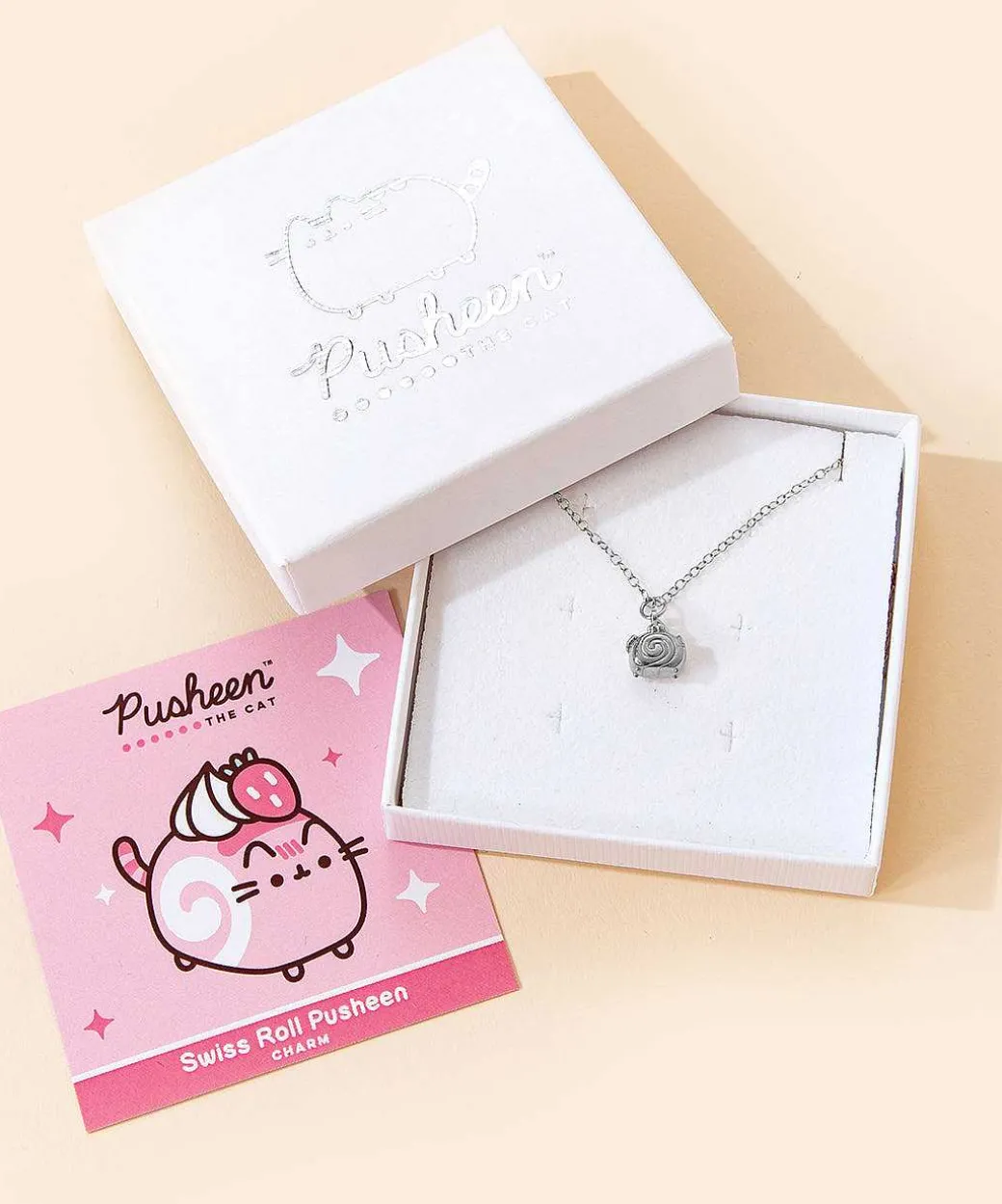 Jewelry^Licensed to Charm Swiss Roll Pusheen Charm Necklace